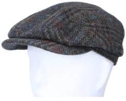 Belfast Driver Cap Harris Tweed Navy Flat Cap - Stetson 9 Belfast Driver Cap Harris Tweed Navy Flat Cap - Stetson -Stetson 4063633015854 5