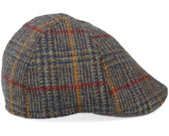 Texas Duck Shape Texas Wool Brown Flat Cap - Stetson -Stetson 4063633016219 3