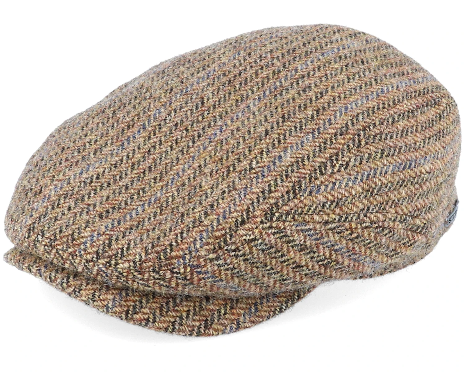 Belfast Driver Cap Virgin Wool Herringbone Brown Flat Cap - Stetson 1 Belfast Driver Cap Virgin Wool Herringbone Brown Flat Cap - Stetson