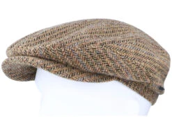 Belfast Driver Cap Virgin Wool Herringbone Brown Flat Cap - Stetson 9 Belfast Driver Cap Virgin Wool Herringbone Brown Flat Cap - Stetson -Stetson 4063633018060 5