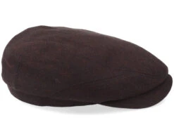 Driver Cap Virgin Wool/Cashmere Dark Brown Flat Cap - Stetson 7 Driver Cap Virgin Wool/Cashmere Dark Brown Flat Cap - Stetson -Stetson 4063633029356 3