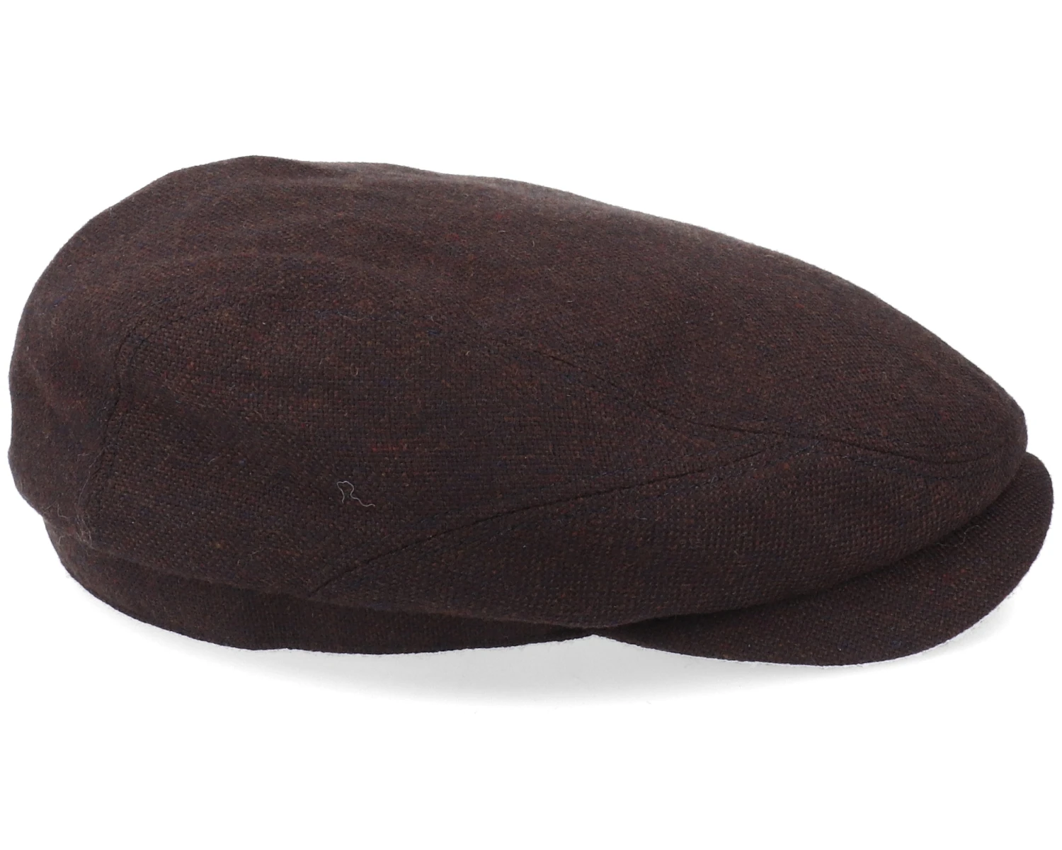 Driver Cap Virgin Wool/Cashmere Dark Brown Flat Cap - Stetson 3 Driver Cap Virgin Wool/Cashmere Dark Brown Flat Cap - Stetson - Image 3