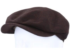 Driver Cap Virgin Wool/Cashmere Dark Brown Flat Cap - Stetson 9 Driver Cap Virgin Wool/Cashmere Dark Brown Flat Cap - Stetson -Stetson 4063633029356 5