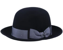 Sonstige Bogart Open Crown Woolfelt Black Bowler - Stetson