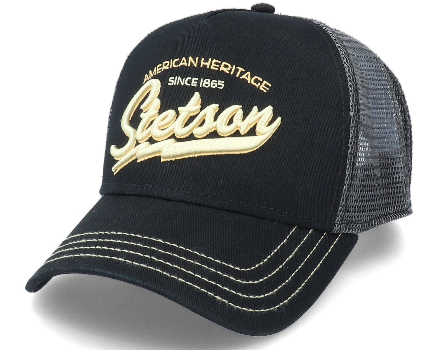 American Heritage Classic Black Trucker - Stetson 1 American Heritage Classic Black Trucker - Stetson