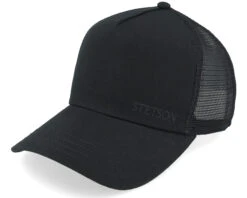 Cotton Black Trucker - Stetson