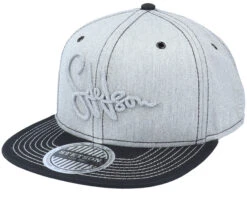 Baseball Cotton-31 Grey/Black Snapback - Stetson