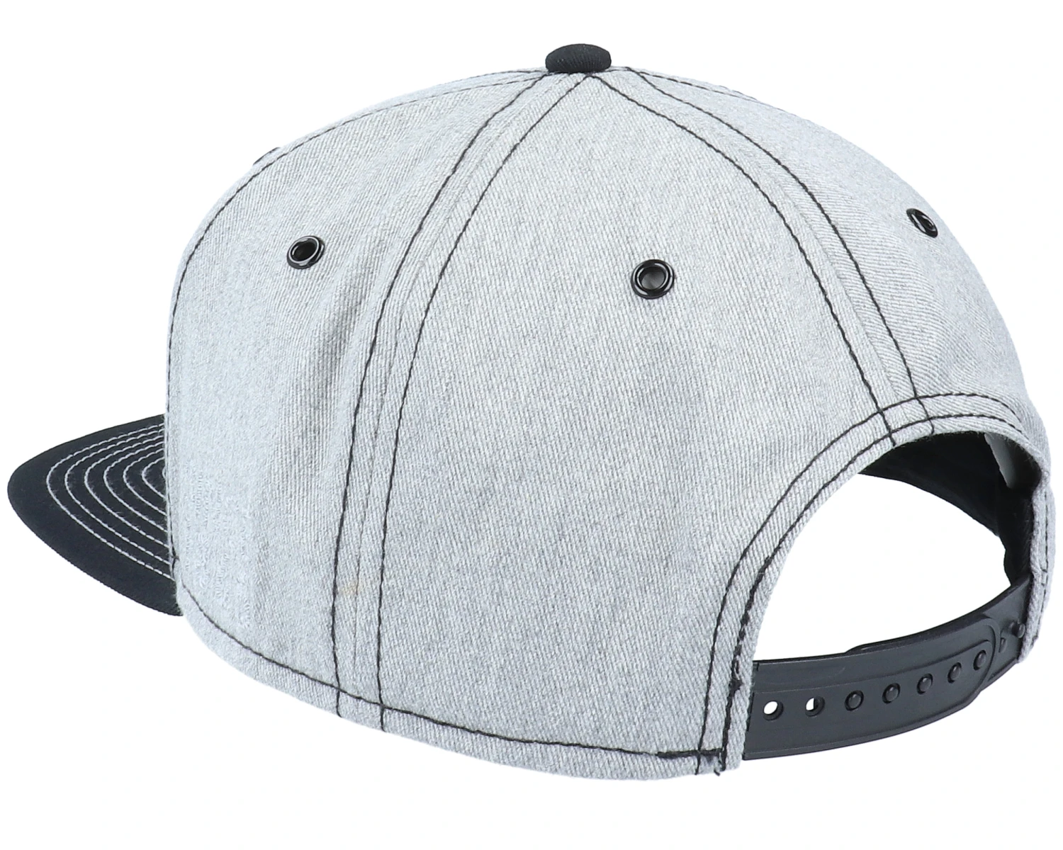Baseball Cotton-31 Grey/Black Snapback - Stetson 2 Baseball Cotton-31 Grey/Black Snapback - Stetson - Image 2
