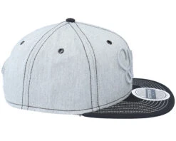 Baseball Cotton-31 Grey/Black Snapback - Stetson 7 Baseball Cotton-31 Grey/Black Snapback - Stetson -Stetson 4063633036200 3