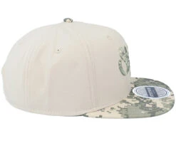Baseball Camo Cotton-75 Beige Snapback - Stetson -Stetson 4063633036224 3
