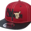 Baseball Shaka Cotton-8 Maroon/Black Snapback - Stetson