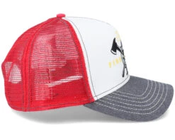 Fire Dept White/Grey/Red Trucker - Stetson -Stetson 4063633036323 3