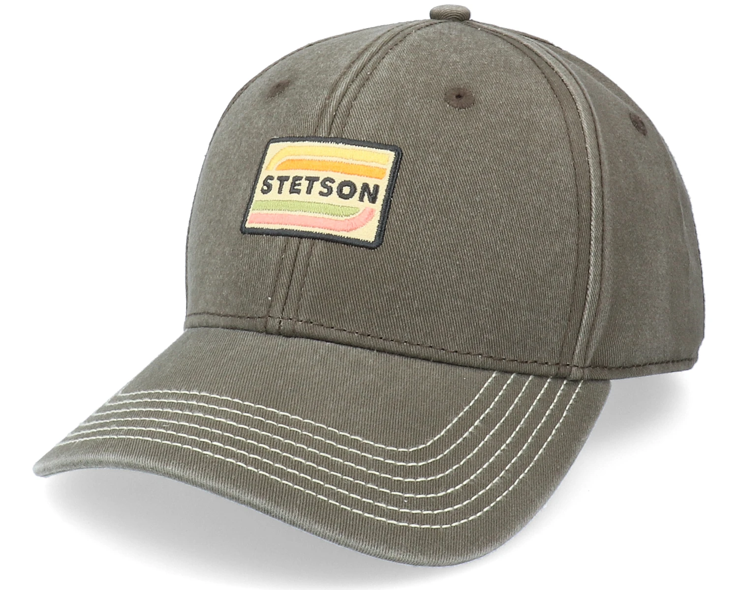 Baseball Cotton Olive Adjustable - Stetson 1 Baseball Cotton Olive Adjustable - Stetson