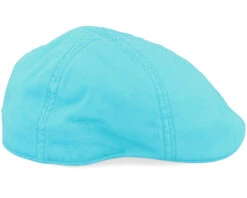 Texas Cotton Sea Blue Flat Cap - Stetson -Stetson 4063633036446 3