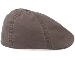 Texas Organic Cotton Brown Flat Cap - Stetson -Stetson 4063633036705 3