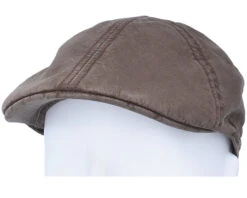 Texas Organic Cotton Brown Flat Cap - Stetson -Stetson 4063633036705 5