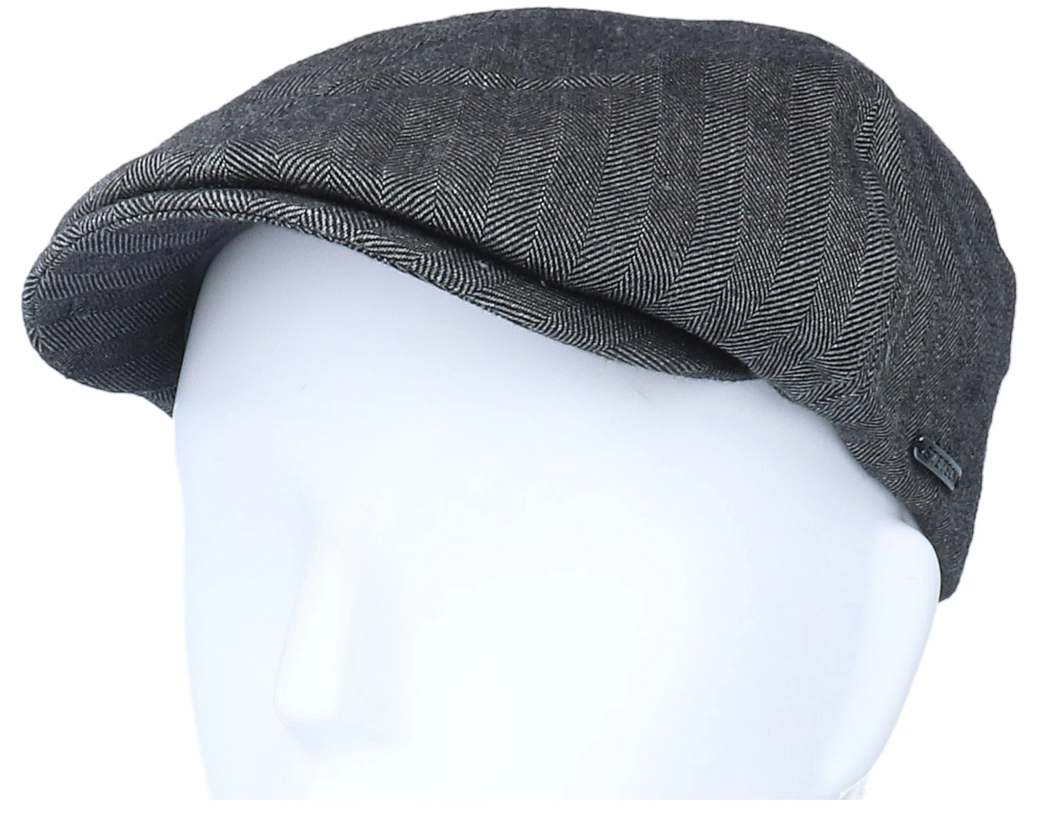 Duck Cap Cotton/Linen Black Flat Cap - Stetson 5 Duck Cap Cotton/Linen Black Flat Cap - Stetson - Image 5