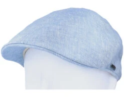 Texas Linen Blue Flat Cap - Stetson -Stetson 4063633038693 5