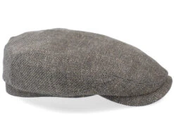 Driver Cap Virgin Wool/Linen Flat Cap - Stetson -Stetson 4063633039539 3