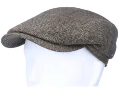 Driver Cap Virgin Wool/Linen Flat Cap - Stetson -Stetson 4063633039539 5