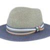 Tiller Toyo Green/Blue Straw Hat - Stetson
