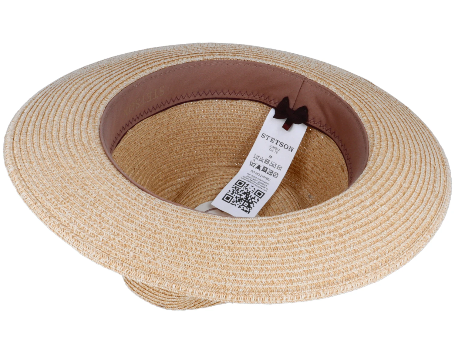 Fedora Toyo Natural Straw Hat - Stetson 4 Fedora Toyo Natural Straw Hat - Stetson - Image 4