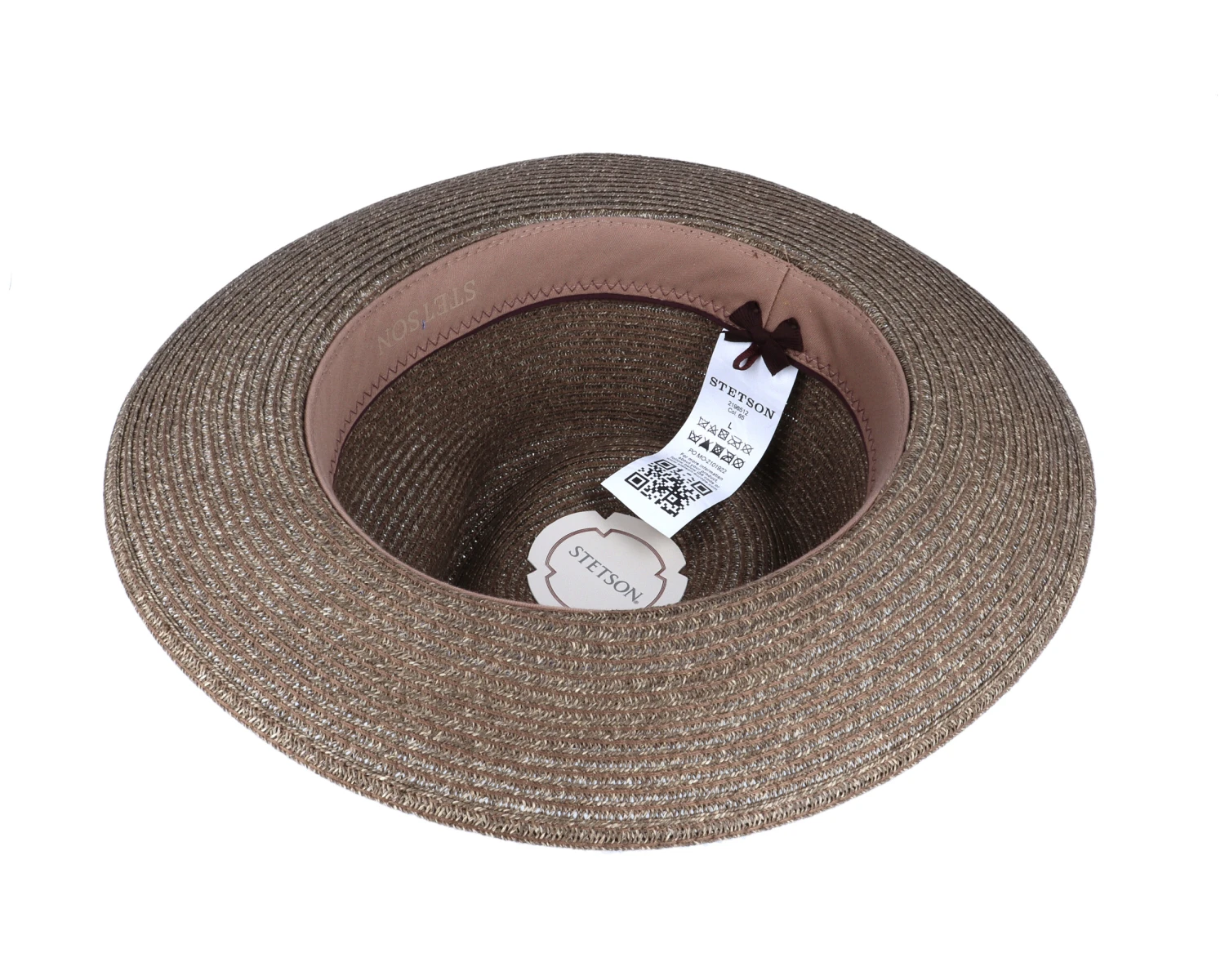 Fedora Toyo Brown Straw Hat - Stetson 4 Fedora Toyo Brown Straw Hat - Stetson - Image 4