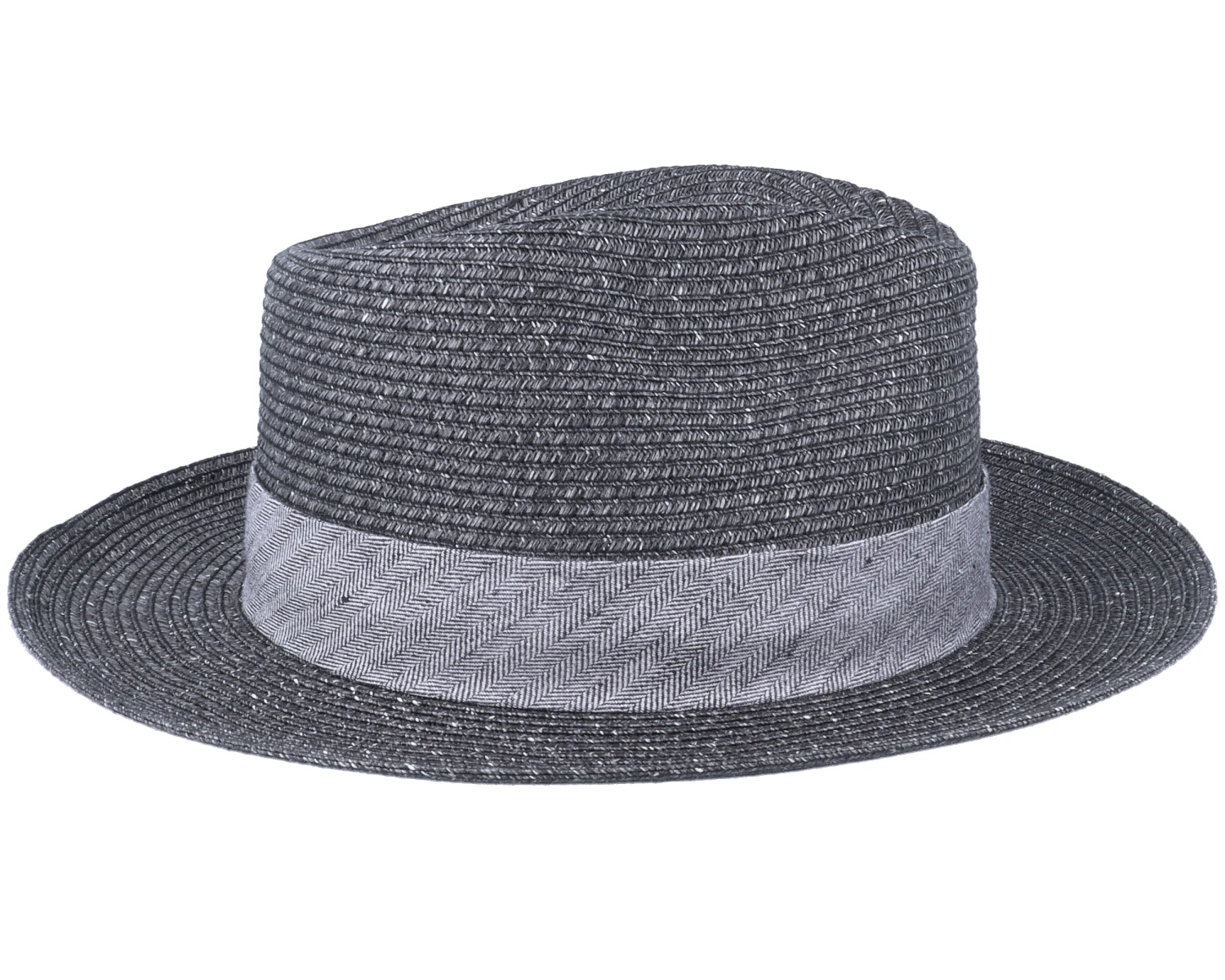 Fedora Toyo Black Straw Hat - Stetson 3 Fedora Toyo Black Straw Hat - Stetson - Image 3