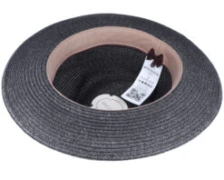 Fedora Toyo Black Straw Hat - Stetson 7 Fedora Toyo Black Straw Hat - Stetson -Stetson 4063633042737 4