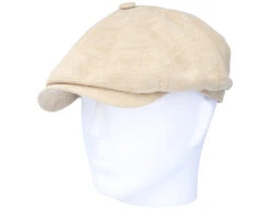 Hatteras Linen/Silk Beige Flat Cap - Stetson -Stetson 4063633043550 5