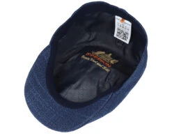 Texas Virgin Wool Silk Navy Flat Cap - Stetson -Stetson 4063633048036 4
