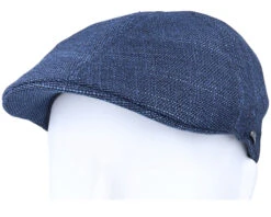 Texas Virgin Wool Silk Navy Flat Cap - Stetson -Stetson 4063633048036 5