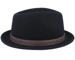 Player Woolfelt Black Fedora - Stetson 6 Player Woolfelt Black Fedora - Stetson -Stetson 4063633058035 3