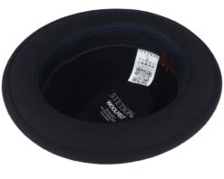 Player Woolfelt Black Fedora - Stetson 7 Player Woolfelt Black Fedora - Stetson -Stetson 4063633058035 4