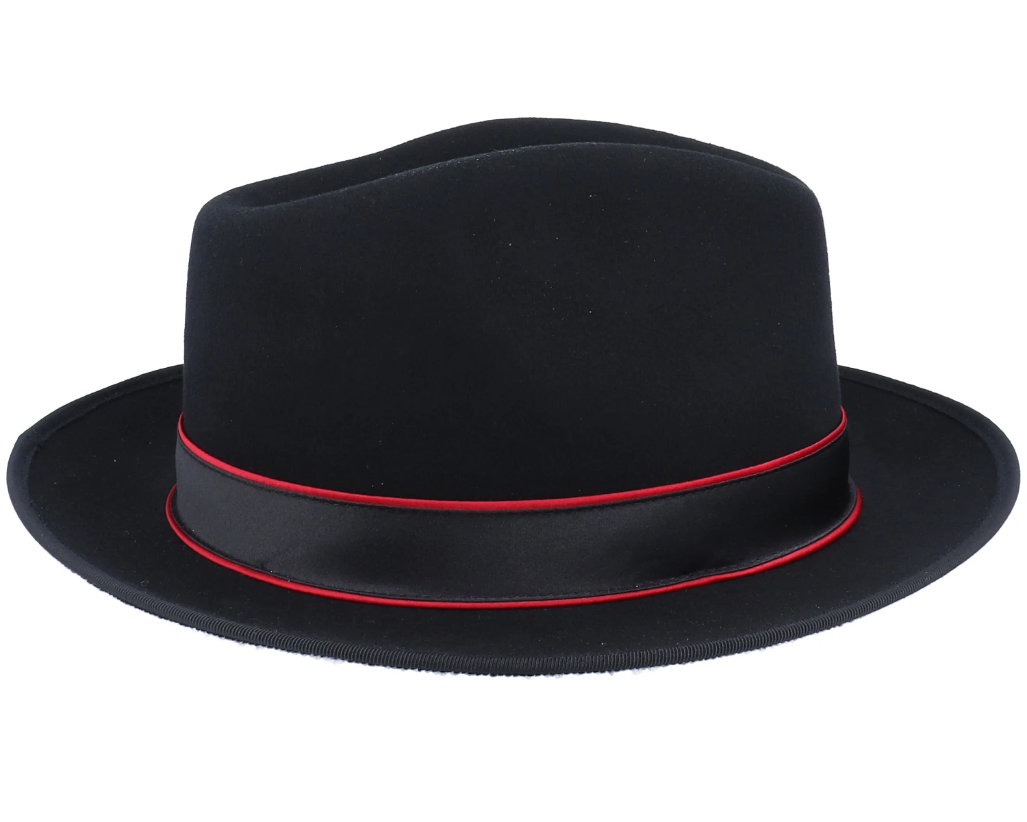 Woolfelt/Cashmere Black Fedora - Stetson 3 Woolfelt/Cashmere Black Fedora - Stetson - Image 3