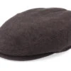 Kent Wool/Cashmere Ear Flap Brown Flat Cap - Stetson