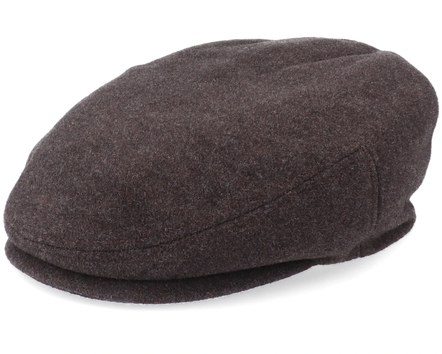 Kent Wool/Cashmere Ear Flap Brown Flat Cap - Stetson 1 Kent Wool/Cashmere Ear Flap Brown Flat Cap - Stetson