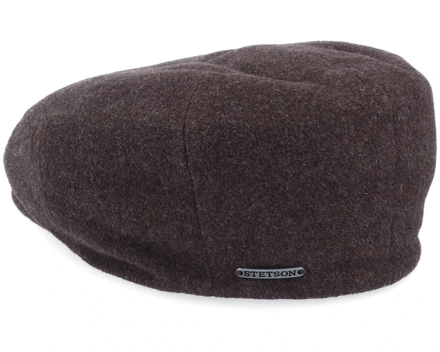 Kent Wool/Cashmere Ear Flap Brown Flat Cap - Stetson 2 Kent Wool/Cashmere Ear Flap Brown Flat Cap - Stetson - Image 2