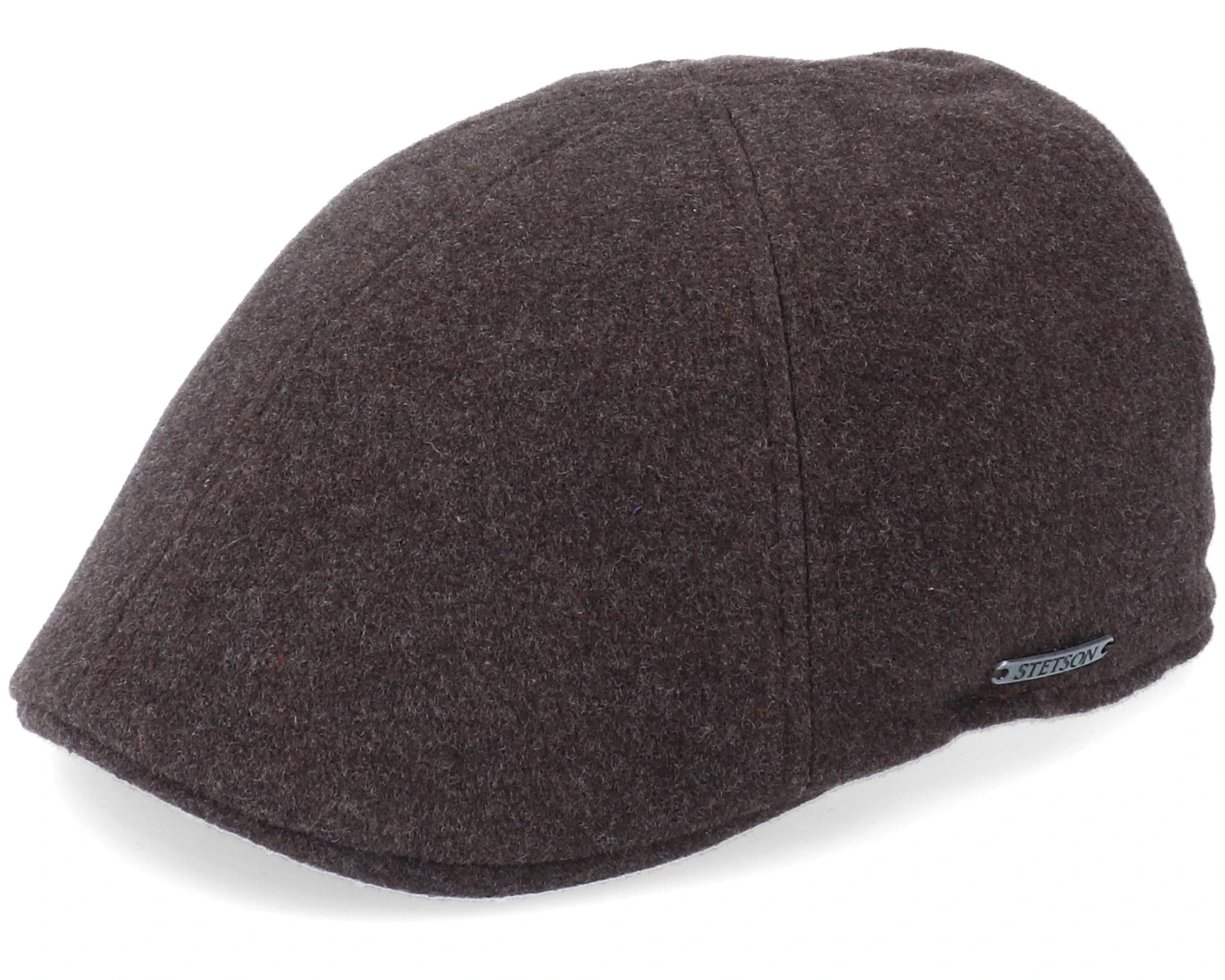 Texas Wool/Cashmere Brown Flat Cap - Stetson 1 Texas Wool/Cashmere Brown Flat Cap - Stetson