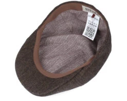 Texas Wool Brown Flat Cap - Stetson -Stetson 4063633062933 4