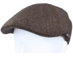 Texas Wool Brown Flat Cap - Stetson -Stetson 4063633062933 5
