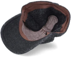 Baseball Cap Wool Black Ear Flap - Stetson -Stetson 4063633063367 4