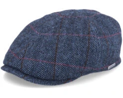 Duck Cap Wool Blue Flat Cap - Stetson