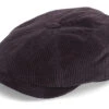 Hatteras Corduroy Manchester Brown Flat Cap - Stetson