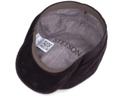 Hatteras Corduroy Manchester Brown Flat Cap - Stetson 8 Hatteras Corduroy Manchester Brown Flat Cap - Stetson -Stetson 4063633063992 4
