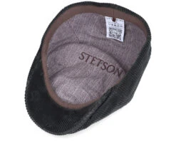 Duck Cap Corduroy Manchester Brown Flat Cap - Stetson -Stetson 4063633064234 4
