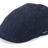 Texas Wool Herringbone Navy Flat Cap - Stetson