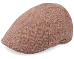 Texas Wool Herringbone Flat Cap - Stetson