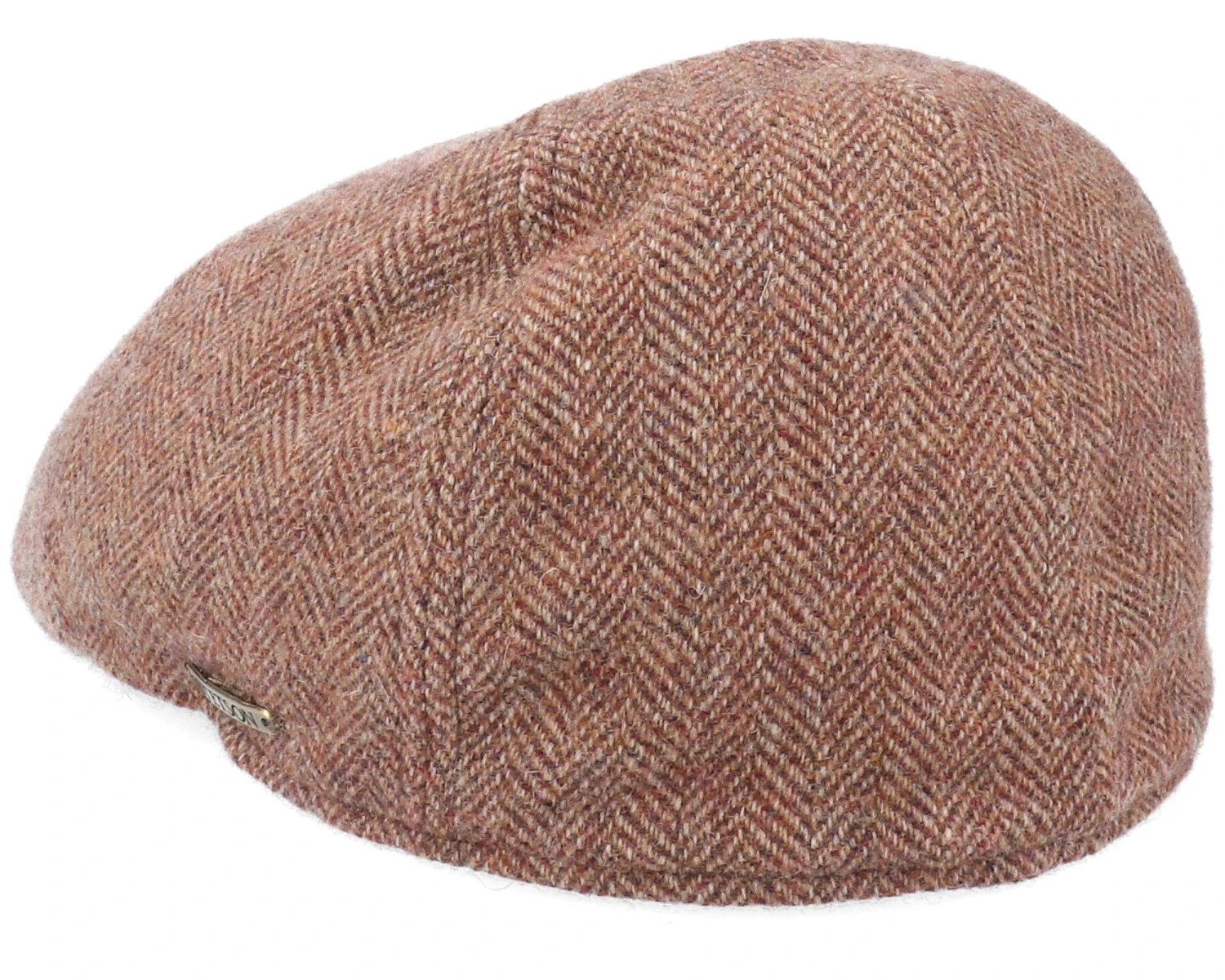 Texas Wool Herringbone Flat Cap - Stetson 2 Texas Wool Herringbone Flat Cap - Stetson - Image 2