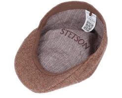 Texas Wool Herringbone Flat Cap - Stetson 8 Texas Wool Herringbone Flat Cap - Stetson -Stetson 4063633064661 4